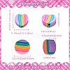 200Pcs 2 Style Handmade Polymer Clay Beads CLAY-SC0001-56-2