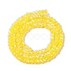 Baking Electroplate Glass Beads Strands X1-DGLA-A039-J2MM-B23-2