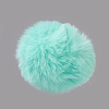 Handmade Faux Rabbit Fur Pom Pom Ball Covered Pendants WOVE-F020-A03-1