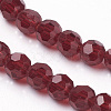 Faceted(32 Facets) Round Glass Beads Strands X-EGLA-J042-4mm-20-3