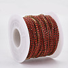 304 Stainless Steel Rhinestone Strass Chains STAS-T055-06G-4