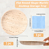 1Pc Flat Round Shape Marble Desktop Storage Tray AJEW-BBC0002-56-2