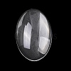Transparent Oval Glass Cabochons GGLA-R022-30x20-4