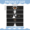 50Pcs 5 Styles Paper Stickers STIC-PH0001-01A-2