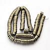 Electroplate Non-magnetic Synthetic Hematite Beads Spacers Strands G-Q486-75H-2