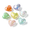 UV Plating Opaque Acrylic Beads X-MACR-M024-02-1