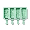 Food Grade DIY Rectangle Ice-cream Silicone Molds DIY-D062-06A-3
