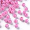 Opaque Acrylic Beads MACR-S370-C6mm-A02-1