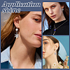 24Pcs 2 Colors Resin with Stainless Steel Clip-on Earring Findings FIND-PH0026-55-5