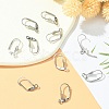 Tarnish Resistant 304 Stainless Steel Leverback Earring Findings STAS-E007-2-4