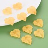 Autumn Theme Transparent Frosted Acrylic Pendants PAF002Y-9-8
