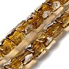 Handmade Gold Foil and Silver Foil Lampwork Beads FOIL-C001-01C-05-1