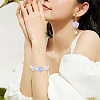 60G 4 Styles Frosted Transparent Acrylic Beads OACR-YW0002-66-6