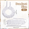 2Pcs Cotton Faux Collar AJEW-HY0003-25-2