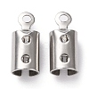 Tarnish Resistant 304 Stainless Steel Cord Ends STAS-H124-11P-1