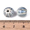 Vintage Porcelain Corrugated Beads PORC-N013-11I-3
