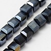 Electroplate Glass Bead Strands EGLA-J028-4x4mm-AB12-3