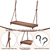 4Pcs Rectangle Wooden Hanging Stands for Plants ODIS-WA0001-15-4