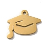 Ion Plating(IP) 304 Stainless Steel Pendants STAS-K270-22G-1