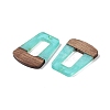 Resin & Wood Pendants WOOD-F015-11C-2
