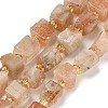 Natural Arusha Sunstone Beads Strands G-G053-B16-02-1