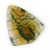 Natural Crackle Agate Pendants G-S208-01-2