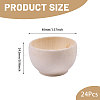 Wood Bowl LS-DJEW-WH0042-113-2
