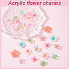 30Pcs 15 Styles Plastic Beads KY-GA0001-33-4