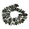 Natural Green Rutilated Quartz Beads Strands G-Z124-B02-01-3