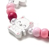 Maple Wood & Acrylic Jewelry Set SJEW-C003-02P-2