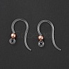 Transparent Resin Earring Hooks RESI-G050-01RG-2