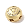 Rack Plating Brass & Cubic Zirconia Pendants KK-Z047-07G-G-RS-2