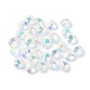 Electroplate Transparent Glass Beads EGLA-Z002-AB11-1