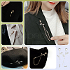 20Pcs Zinc Alloy Brooch Pins JEWB-PH0001-83P-5