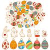 60Pcs 12 Style Alloy Enamel Pendants ENAM-SZ0003-14-1