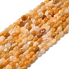 Natural Yellow Aventurine Beads Strands G-I351-B02-1