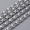 Tarnish Resistant 304 Stainless Steel Chains CHS-K001-64-1