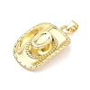 Brass Pendants KK-P345-15G-02-2