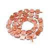 Natural Sunstone Beads Strands G-F715-074-2