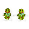 Gingerbread Man Handmade Lampwork Beads LAMP-G150-04E-1