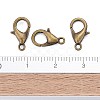 Zinc Alloy Lobster Claw Clasps E102-NFAB-4