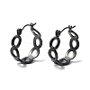 304 Stainless Steel Oval Link Chunky Hoop Earrings for Women EJEW-P197-06EB-1