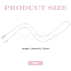 Brass Chain Zipper Helpers HJEW-LP00027-2