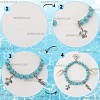 DIY Ocean Theme Bracelet Making Kit DIY-SC0023-57-6