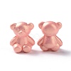 Opaque Acrylic Glitter Beads X-OACR-E010-06-2