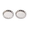 Non-Tarnish 304 Stainless Steel Cabochon Settings STAS-Y001-08P-2