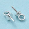 Brass Cup Peg Bails Pendants KK-Z018-01B-S-4