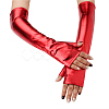 Polyester Long Fingerless Gloves AJEW-WH20018-117D-1