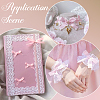64Pcs 5 Styles Polyester Bowknot Ornament Accessories DIY-SP0004-75-5