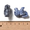 Natural Sodalite Carved Elephant Beads G-Z053-01-3